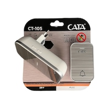 Cata Uzaktan Kumandali Zil Ct-105 220v Gumus