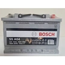 12V 70 AMPER 760AEN AGM START STOP BOSCH AKÜ 2 YIL GARANTİLİ