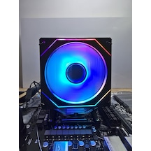 Game Tech Pro Hd 6.2 Freezer 6 Bakır Borulu Rainbow Cpu Soğutucu