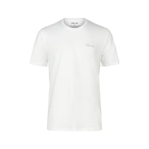 2as Alex Erkek Sıfır Yaka T-shirt Beyaz