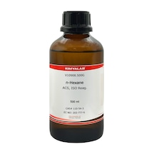 Kimyalab N-Hexane Extra Pure Cam Şişe 500 ML Kimyalab N-Hexane Extra Pure Cam Şişe 500 ML