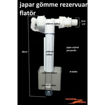 Japar Kale Gömme Rezervuar İç Düz Model Takım Şamandıra Flatör Ya