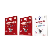 Limit 2025 9. Sınıf Matematik 1. Kitap Ve 2. Kitap Kaf Konu + Soru Seti 3 Kitap Güncel Müfredat