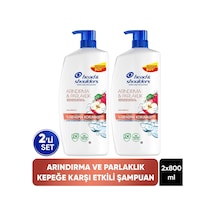 Arındırma Ve Parlaklık Kepek Karşıtı Şampuan Elma Sirkesi İle 800ml X 2 Adet