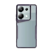 Redmi Note 13 Pro 4g Uyumlu Kılıf Boyi Silikon Kapak - Derin Mor