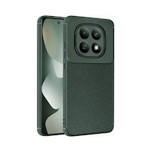 Xiaomi Redmi Note 15 4g Uyumlu Auto Focus Karbon Kapak - Koyu Yeşil