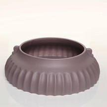 Vitale Bowl Kahve Vazo 33 33 10 Cm Ak.jl0047 Renkli
