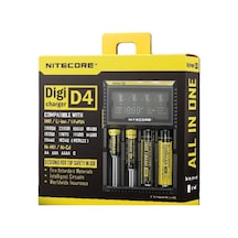 Nitecore D4 Digi Charger Li-ion / Nı-cd / Nı-mh / Lifepo4 Dijital Pil Şarj