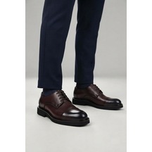 Pisagor Ps-74749 Hakiki Deri Erkek Exclusıve Oxford Günlük Ayakkabı Kahve