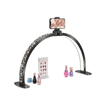 Trled F-700a 70cm Zebra Desenli Katlanabilir Masaüstü Manikür Ve Protez Tırnak Lambası
