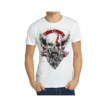 Bant Giyim - God Of War Beyaz Erkek T-Shirt Tişört Bant Giyim - God Of War Beyaz Erkek T-Shirt Tişört