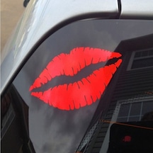 Öpücük Araba Sticker Yapıştırma 2 Adet