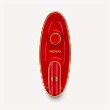 Partagas Tekli Kayık Seramik Puro Küllüğü Kırmızı