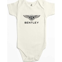 Zepplin Giyim Bentley Logo Ekru Bebek Body Zıbın