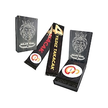 Galatasaray Unisex Şal Atkı Özel Ahşap Kutulu