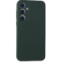 Samsung Galaxy A15 4g Kılıf First Silikon - Koyu Yeşil Çok Renkli
