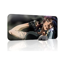 Black Lagoon Kaymaz Dikişli Kauçuk Oyuncu Mousepad V1 - 70x30 Xl Gaming Mouse Pad Fare Altlığı