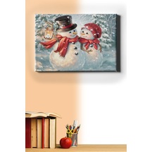 Webstyle Sayılarla Boyama Seti Kasnaklı Kardan Aşk 50 X 65 Cm