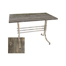 Japon Mutfak Masası 80x140 Cm - Werzalit, Wermodin Ve Allzalit Tabla - Old Pine Çok Renkli