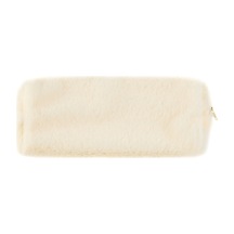 Petrichorr Peluş Kozmetik Çantası - Bej - 20 Cm Çok Renkli