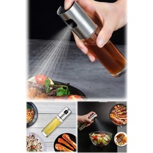 Mutfak Pişirme Yağı Pişirme Sprey Boş Şişe Sirke Şişe Yağ Dağıtma Pişirme Aracı Salata Barbekü Sprey Şeffaf
