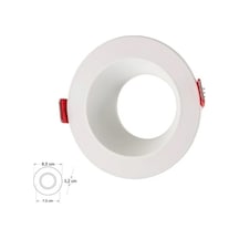 Cata Lion Yuvarlak Spot Lamba Beyaz Kasa Sıva Altı Gu10 Ct-5093 Led Işık Ampul Hariç