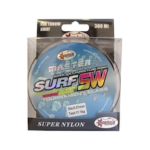 Captain Surf Master 300mt Monofilament Misina Multi Color 0.37