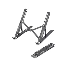 Ayarlanabilir Katlanabilir Tablet Ve Laptop Standı Metal Siyah Nd8031