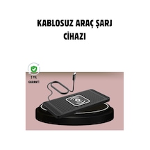 Manyetik Kablosuz Araç Şarj Cihazı Hızlı Şarj, Kaymaz Taban, Güvenli Kullanım - 50000