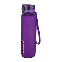 Büyük Boy 28 Cm 1000 Ml 1 Litre Tritan Su Matarası 14 Renk Fiftyfifty Softtouch Mor