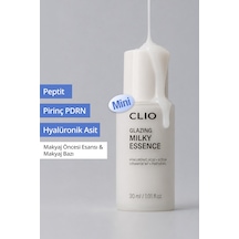 Pirinç Pdrn, Hyalüronik Asit Ve Peptit İçerikli Nemlendirici Makyaj Öncesi Esansı Makyaj Bazı Clıo Glazing Milky Essence Mini