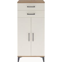 Arges Dolap 2 Raflı 2 Çekmeceli 2 Kapaklı 60x30x134 Çam-aytaşı Çam