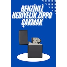 Mey İthalat Doldurulabilir Siyah Benzinli Çakmak Metalik - Özel Seri Meytduczzzbenznlzppooooo3
