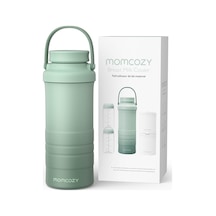 Momcozy Taşınabilir Göğüs Sütü Soğutucu 24 Saat Soğutma, 2 Bebek Biberonu İle Seyahat Ve Dış Mekan Kullanımı