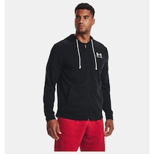 Under Armour Erkek UA Rival Terry Tam Boy Fermuarlı 1370409-001 Siyah