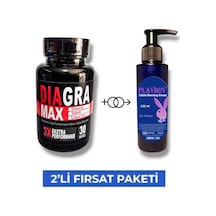 Diagra Max Erkek Özel Geliştirme 30'lu Destekleyici Playboy Lib.ido Arttırıcı Krem 125 Ml
