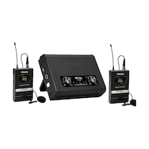König K-302yy Kablosuz Yaka Mikrofon Seti Yaka + Yaka Uhf Çift Kanal