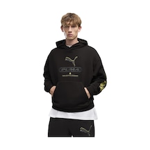 Puma Sport Street Boxy Graphic Erkek Siyah Günlük Stil Sweatshirt 69432201