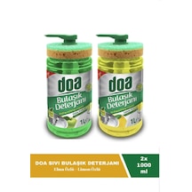 Doa Sıvı Bulaşık Deterjanı Elma Ve Limon Özlü 2 X 1000 Ml