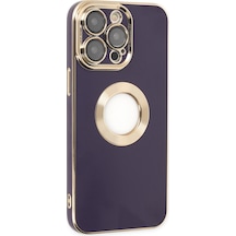 Newface Apple Uyumlu iPhone 14 Pro Kılıf Store Silikon - Derin Mor Derin mor