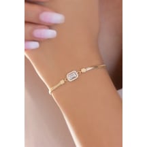 Altın Baget Bileklik BGA00093 Sarı Altın