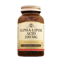 Solgar Alpha Lipoic Acid 200 MG 50 Kapsül