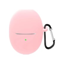 Huawei Freebuds 5 İçin Kılıf Mat Silikon Pembe Freebuds 5 İle Uyumlu Kılıf - Pembe