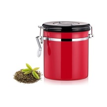 Dancemonkey 1200ml Paslanmaz Çelik Mühürlü Gıda Kahve Saklama Kabı, Küçük Boyutlu Tasarım 3 Izgara