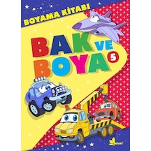 Bak ve Boya 5-Boyama Kitabı- Çınar Yayınları