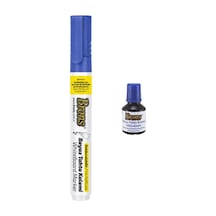 Brons Mavi Doldurulabilir Tahta Kalemi ve Mürekkebi 30 ML