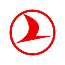 Türk Hava Yolları Sticker Kırmızı 8 8 Cm