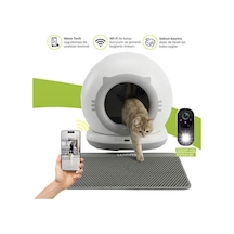 Wero Akıllı Kedi Tuvaleti Max Kameralı Versiyon Clb Maxcam 252-53004.01