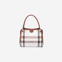 Kadın Silver & Polo Sp1254-mk48 Sılver Polo El Çantası Krem-taba Krem  -  Taba