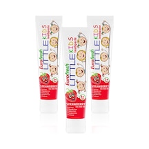 Eurofresh Little Kids 3 Yaş Üzeri Çilek Aromalı Diş Macunu 50gr X 3 Adet